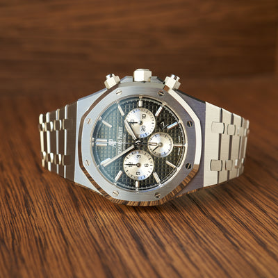 AP Royal Oak Chrono 26331ST black dial