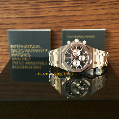 AP Royal Oak Chronograph 26331ST black dial