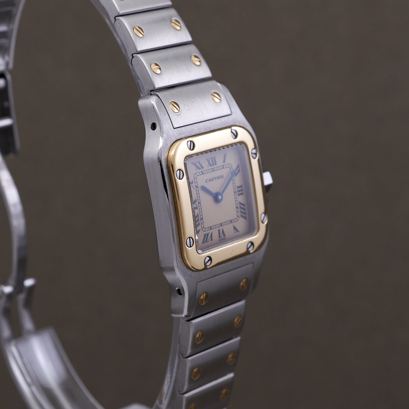 Cartier Santos two tone case