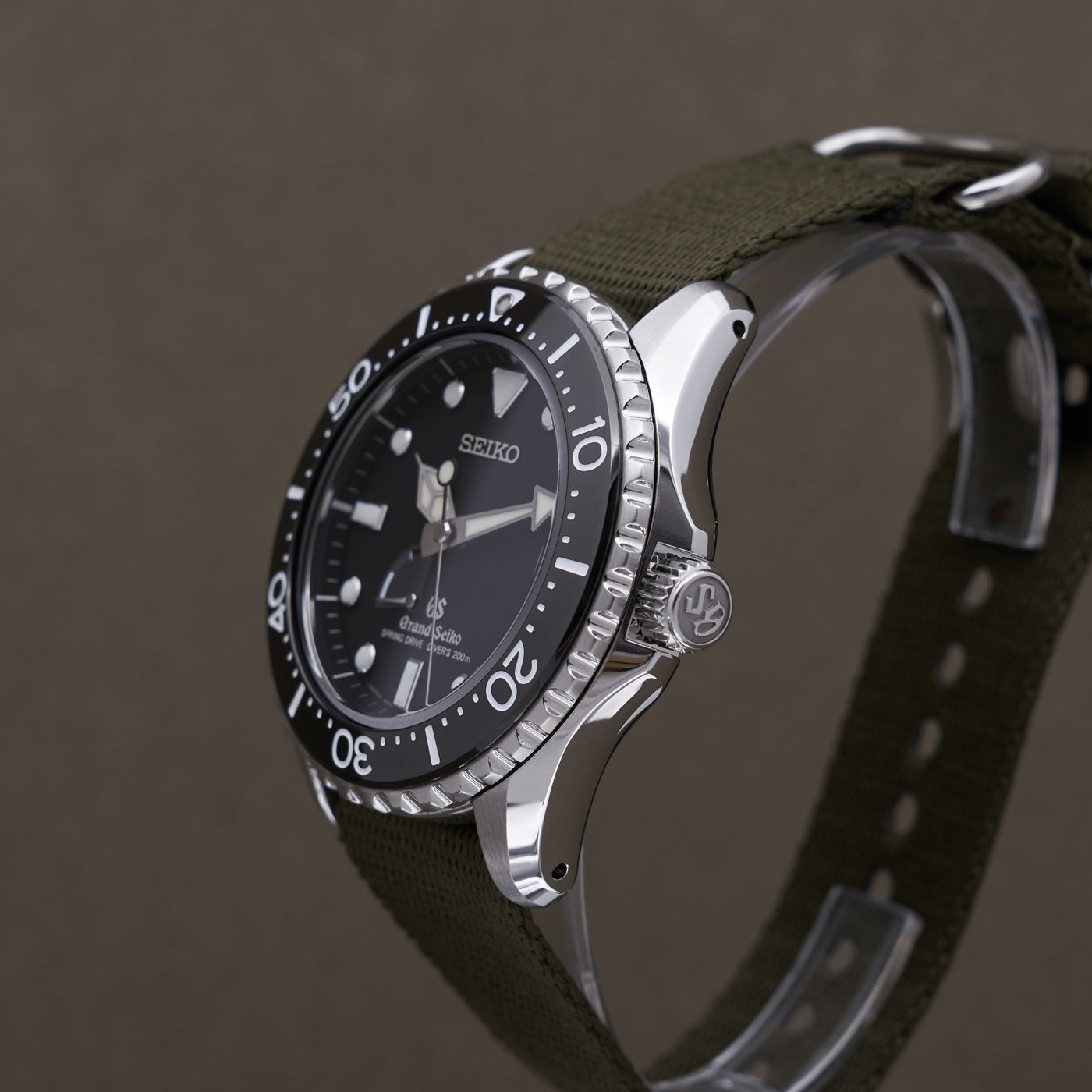 Grand Seiko Spring Drive Diver SBGA029J case