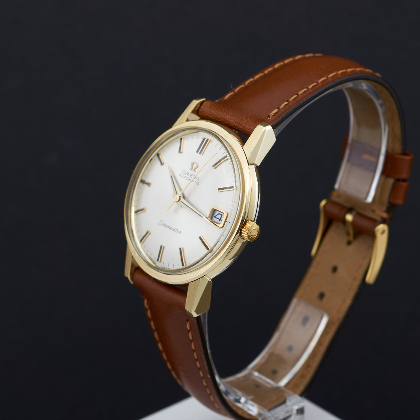 Omega Seamaster steel gold case