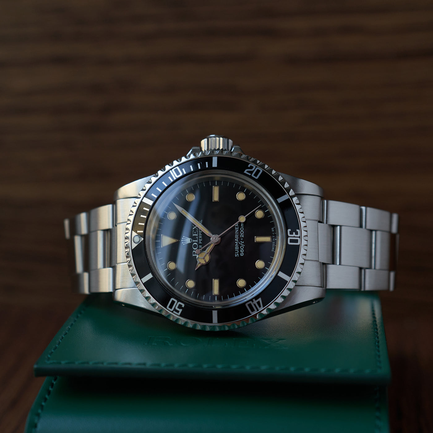 Rolex 5513 glossy black dial