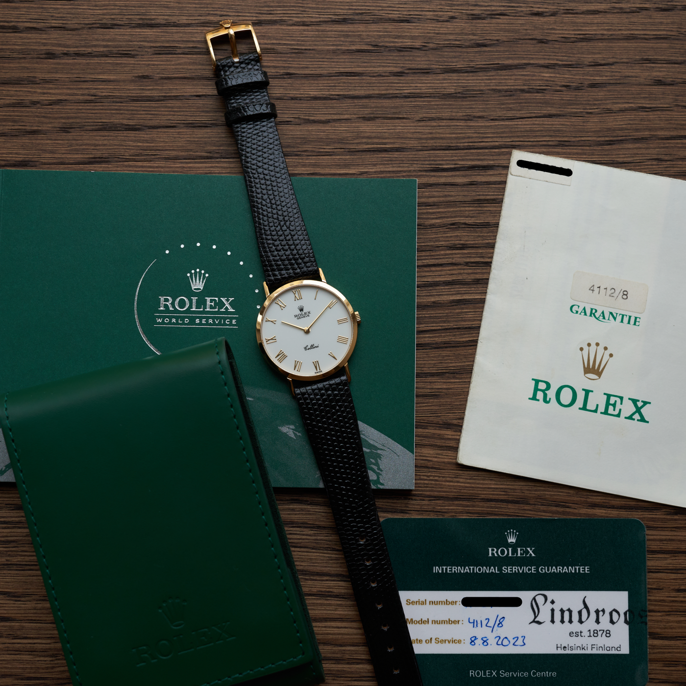 Rolex Cellini pre owned 4112/8