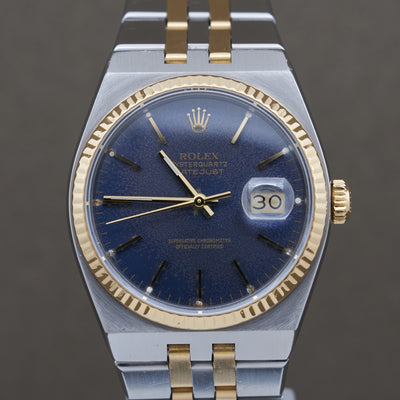 Rolex blue dial Oyster quartz